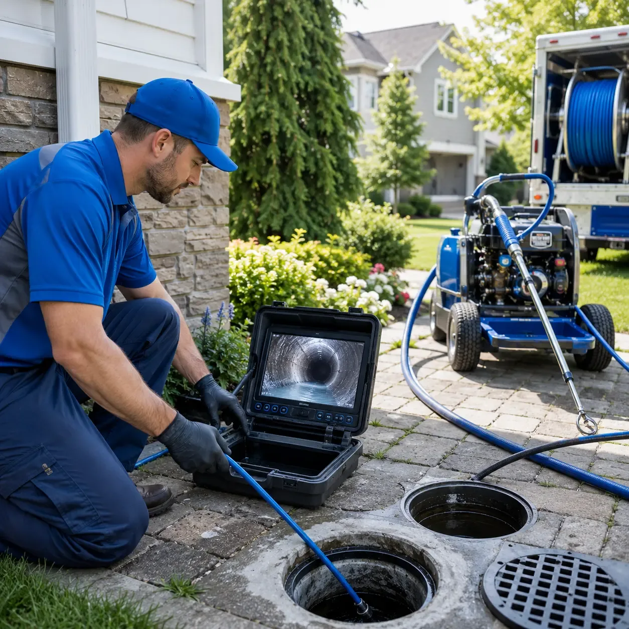 Outdoor drain cleaning professionals serving Oakford, IL